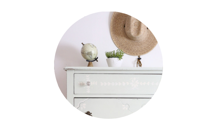 Dresser Makeover With Fusion Mineral Paint - ORC Week 3 - A Heart
